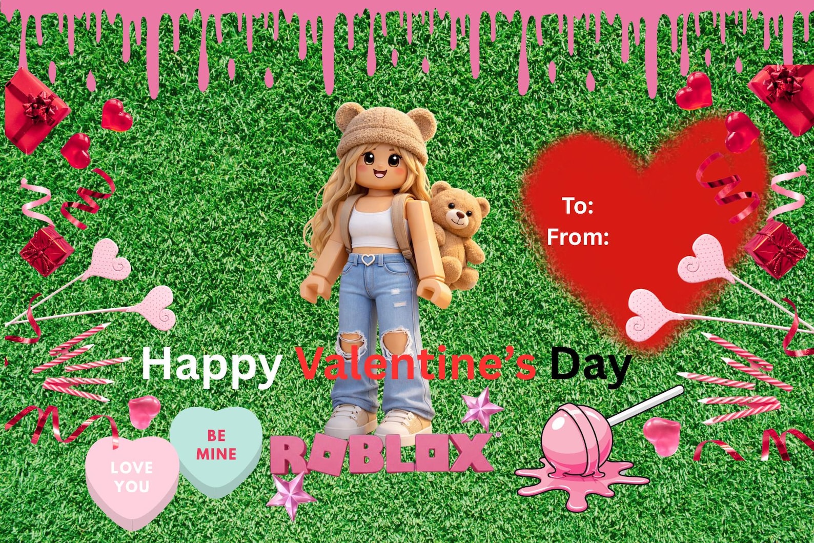 Roblox Valentine S Day Cards Etsy UK Il Ttn4 