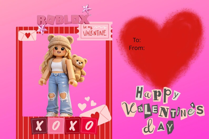 Roblox Valentine S Day Cards Etsy UK Il L2im 