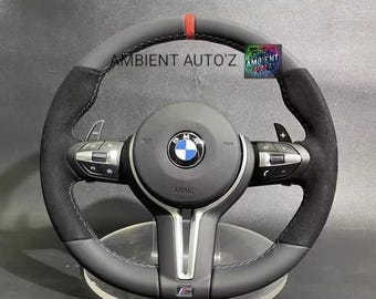BMW M Sport Steering Wheel Alcantara & Leather 1,2,3,4,5,6 7 Series F20 F21 F22 F23 F30 F31 F32 F33
