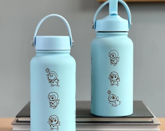 Botella de agua Piplup, vaso termo grabado