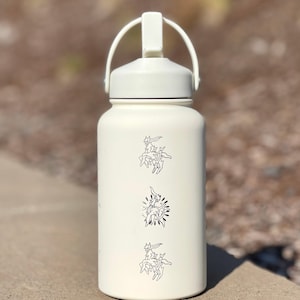 Arceus Water Bottle Engraved Waterbottle Legends Sinnoh Mythical Coffee Tumbler, Anime Gamer Birthday Gift