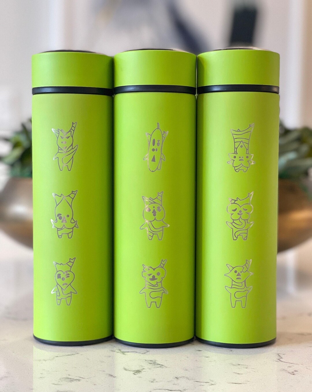 Korok Coffee Tumbler Tea Infuser Travel Mug, Legend of Zelda