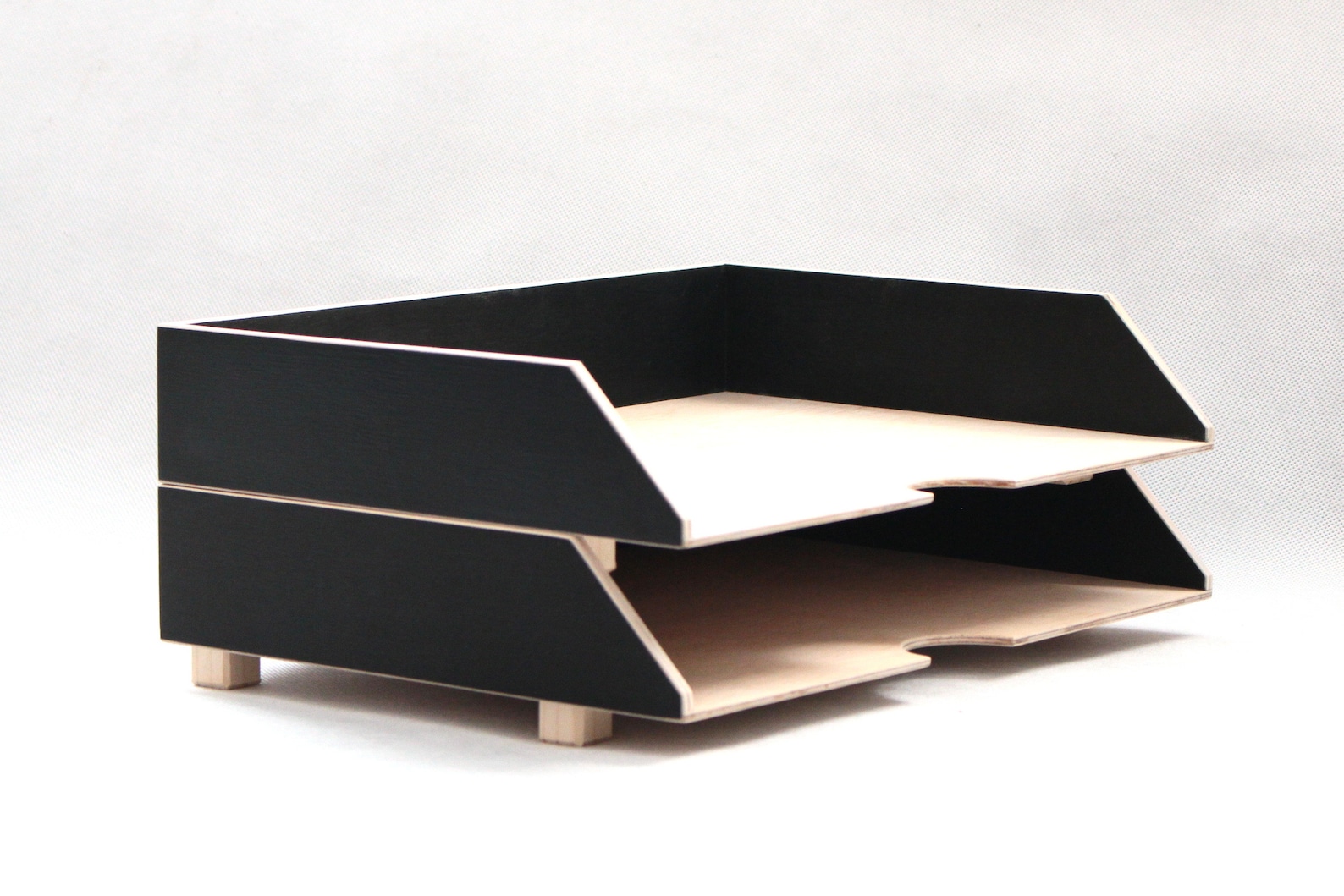 Wooden Paper Tray Holder Desk Oganizer Mail Desk Office Etsy