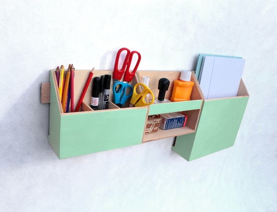 wall mounted desk organizer