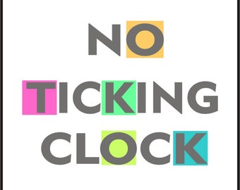 No Ticking Clock Mechanism / Silent Movement / Quiet Mechanism for Clocks