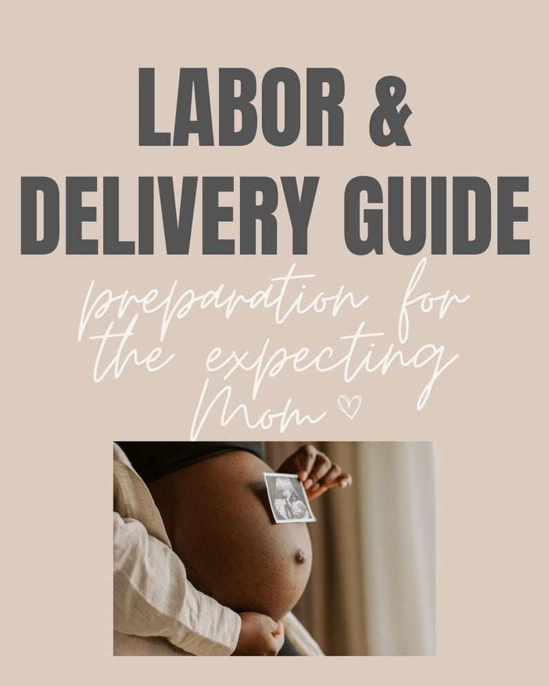 Labor & Delivery Preparation Guide - Etsy