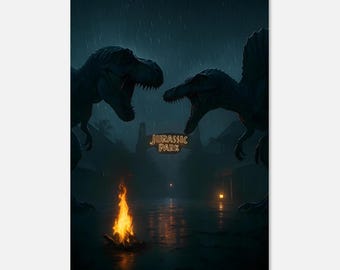 Poster - Night Clash – Jurassic Park Tribute Poster