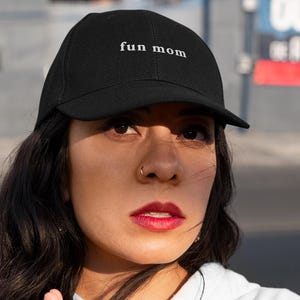 Fun Mom Hat - Embroidered Adjustable One Size Baseball Cap for Moms, Fun Mom Gift, Fun Mom Baseball Cap, Funny Mom Hat