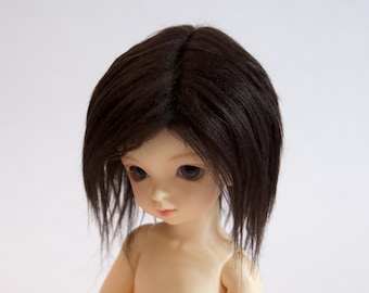 6/7 Brown Wig | 6-7 BJD Wig | Brown Ball Jointed Doll Wig | 3" Long Fur | Faux Fur Wig | Fake Fur Wig | LTF Wig | YoSD Wig | Littlefee Wig