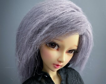 9/10 BJD Wig | Size 9-10 Dusk Purple Wig | 4" Long Fur | Ball Jointed Doll Wig | Faux Fur Wig | Fake Fur | SD Wig | Delf Wig | Feeple Wig