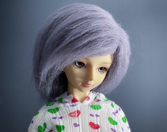 8/9 BJD Wig | Dusk Purple Fur Wig | 4" Long Fur | Ball Jointed Doll Wig | SD Wig | 60cm Doll Wig | Fake Fur Wig | Faux Fur