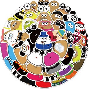 Cute Poo Sticker – Kawaii Cartoon Alien Poop Decal for Kids, Laptop, Water Bottle, Phone, Notebook & Toys- cute poop sticker, kids sticker