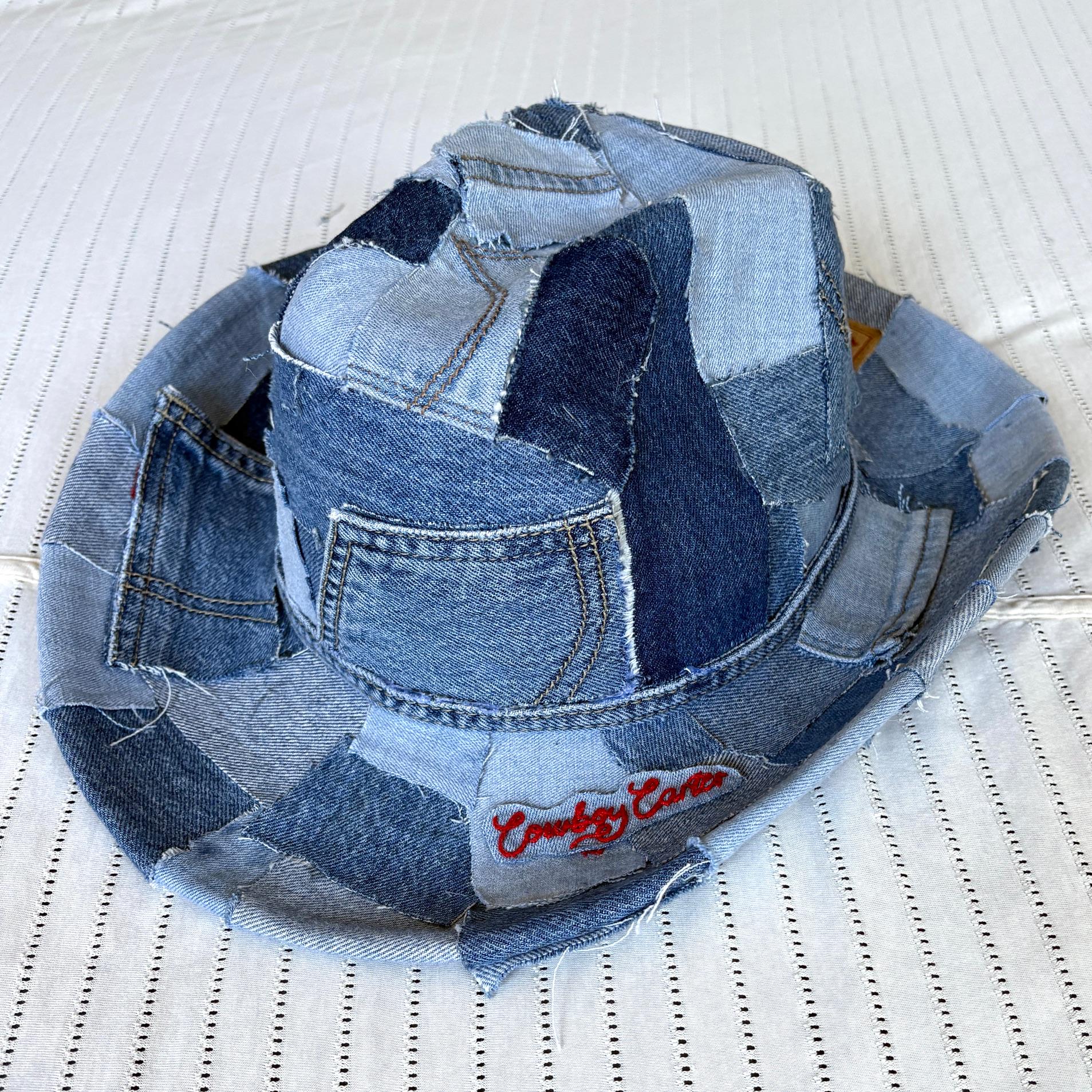 新品USA製ニューヨークハットDenim 1900インディゴブルー S/M 新品USA製ニューヨークハットDenim 1900インディゴブルー S/M