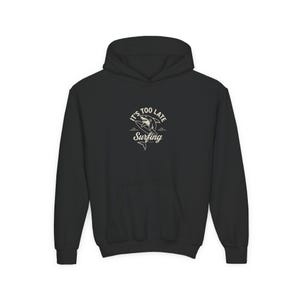 Surfing Youth Hoodie - Perfect for Beach Days, Gifts for Surfers, Summer Fun, Casual Wear, Kid&#39;s Surfing Apparel