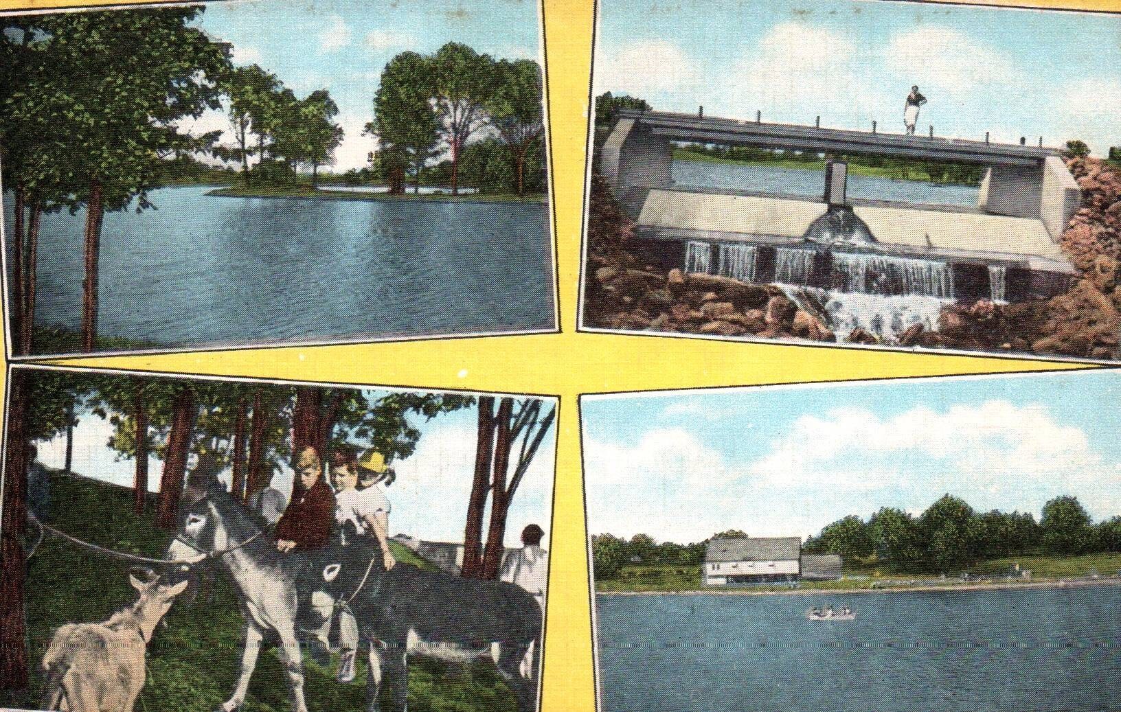 Vintage Postcard, Clay's Park, Canal Fulton, Ohio, Postcard, Old Postcard, Ohio Postcard, Clays Park Postcard, Ohio Postcards