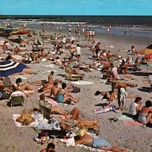 Cartão postal vintage, Ocean City, Nova Jersey, Cartão postal, Music Pier, Cartão postal antigo, Cartão postal de Nova Jersey, Cartão postal de Ocean City, Presente de Ocean City