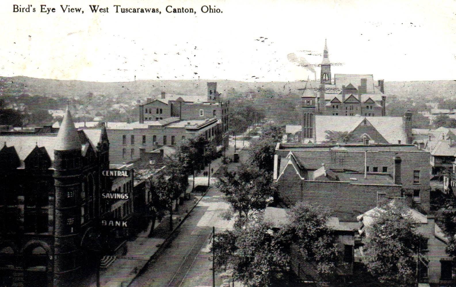 Vintage Postcard, Canton, Ohio, West Tuscarawas, Postcard, Old Postcard ...