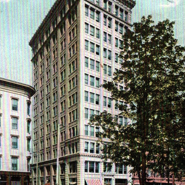 Vintage Postcard, Columbus, Ohio, Harrison Building, Columbus Postcard, Old Postcard, Antique Postcard, Ohio Postcard, Columbus Ohio History