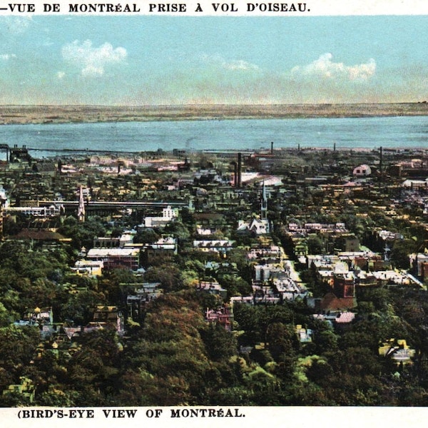 Vintage Postcard, Montreal, Canada, Postcard, Old Postcard, Antique Postcard, Montreal Postcard, Canada Postcard, Travel Journal, Journaling