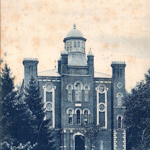 Vintage Postkarte, Mt. Union College, Allianz, Ohio, Hauptgebäude, Postkarte, alte Postkarte, College Postkarte, Mt Union Postkarte Ohio