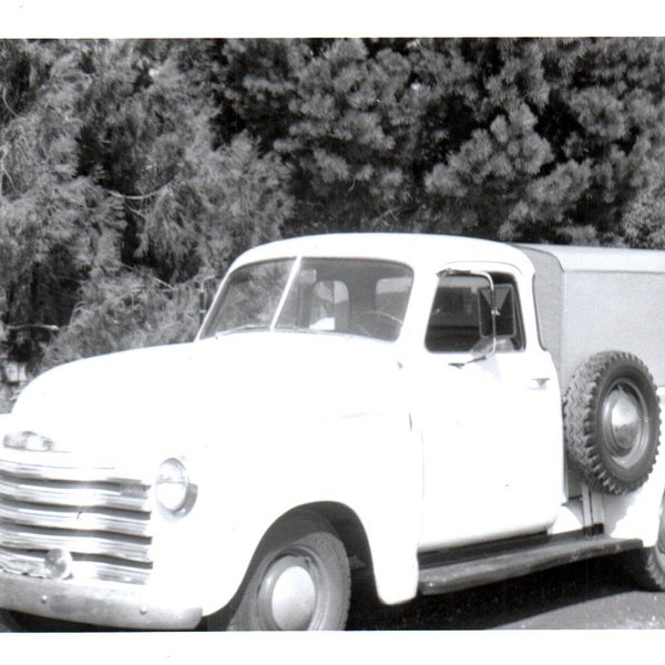 Found Photo, Old Truck, Old Car, Vintage Photograph, Black and White, Truck Photograph, Vernacular Photograph, Vintage Photos, Old Photos