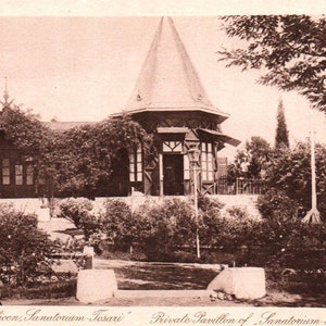 Tosari, Indonesia, Sanatorium, Pavilion, Postcard, Vintage Postcard, Tosari Postcard, Indonesia Postcard, Sanatorium Postcard, Old Postcard
