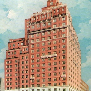 Cartão postal vintage, hotel Berkshire, cidade de Nova York, Nova York, cartão postal de hotel, cartão postal, cartão postal antigo, cartão postal da cidade de Nova York, cartão postal antigo