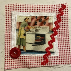 Fabric Snippet, Junk Journal, Fabric Photo, Housewife, Journaling Page, Journal Pocket, Slow stitch, Journal Tuck, Fabric Collage, Snippet
