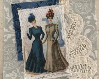 Fragmento, Diario de recortes, Victoriano, Damas, Parche, Álbum de recortes, Reciclaje creativo