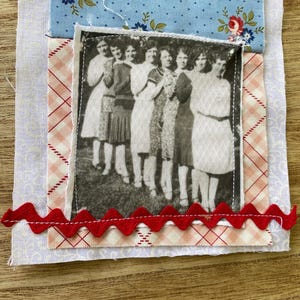 Fabric Snippet: Cottage Core Journal Tuck - 5x5 inch Fabric Photo