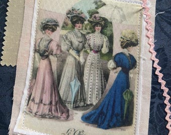 Frammento, Modello, Cucito, Vittoriano, Diario di scarto, Tecnica mista, Toppa