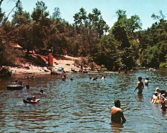 Vintage Postkarte, Gold Beach Park, Placerville, Kalifornien, Postkarte, Chrome Postkarte, Kalifornien Postkarte, Placerville Postkarte, Gold Beach