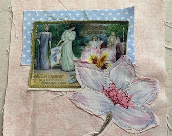 Snippet, Junk Journal, Garden, Flowers, Cottage, Patch