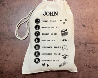 JW Gift Bags - Pioneer Thank You Bags - Pioneer Gifts - Pioneer gift Bags - Pioneer School - English and Spanish