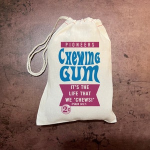 JW Gift Bags - Chewing Gum - Bubble Gum -  Pioneers Design