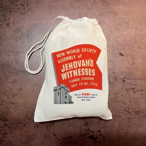 JW Gift Bags - Yankee Stadium 1953 Vintage Design - JW History