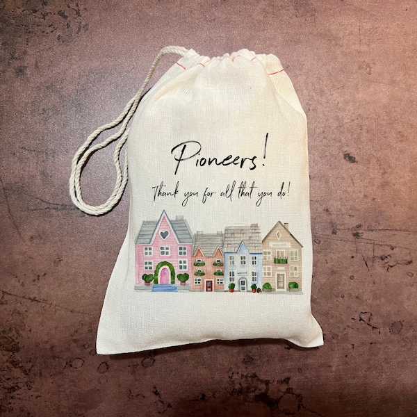JW Gift Bags - Pioneer Thank You Bags - English or Spanish - Pioneer Gifts - Pioneer gift Bags - Pioneer School