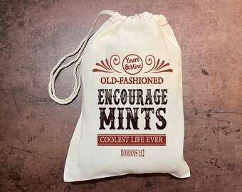 JW Gift Bags - Mint Bags -  Encourage MINTS - Candy Bags - Pioneer or Elder Design