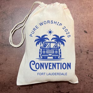 2025 Pure Worship Convention JW Gift Bags - Personalized JW Gift Bag - Pick a Location - JW Convention Gift