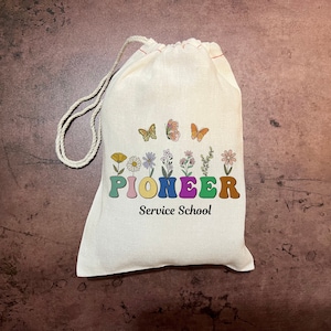 JW Gift Bags - Pioneer Thank You Bags - English or Spanish - Pioneer Service School Favors - Pioneer gift Bags - Pioneer School