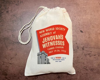 JW Gift Bags - Yankee Stadium 1953 Vintage Design - JW History