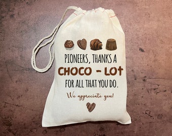 JW Gift Bags - Pioneer Ministry - Chocolate Bag - Encouragement - Personalized - Pioneer Gifts - Pioneer gift Bags - Pioneer School