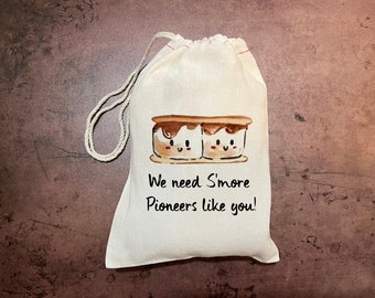 JW Gift Bags - Pioneer Ministry - S'more Design - Pioneer Pun - Personalized - Pioneer Gifts - Pioneer gift Bags - Pioneer School