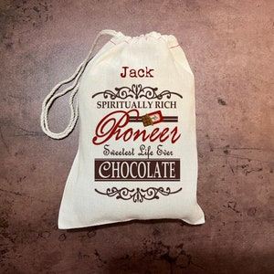 Chocolate Gift Bags For JW Pioneers Elders Brothers Sisters Baptisms Publishers image 2