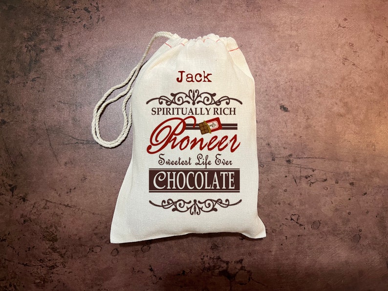 Chocolate Gift Bags For JW Pioneers Elders Brothers Sisters Baptisms Publishers image 2