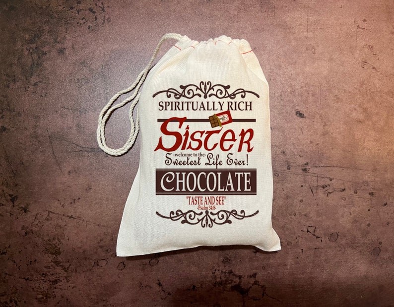 Chocolate Gift Bags For JW Pioneers Elders Brothers Sisters Baptisms Publishers Sister Chocolate