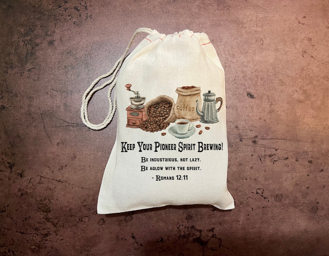 JW Gift Bag Coffee Gift Bags Pioneer School Gifts Pioneer Favor Bags JW Bag for Pioneers Custom
