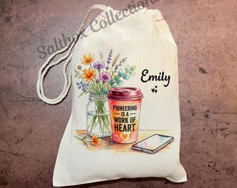 Pioneering Is A Work of Heart  - JW Gift Bags - Pioneer Thank You Bags - Pioneer Gifts - Pioneer School - English or Spanish