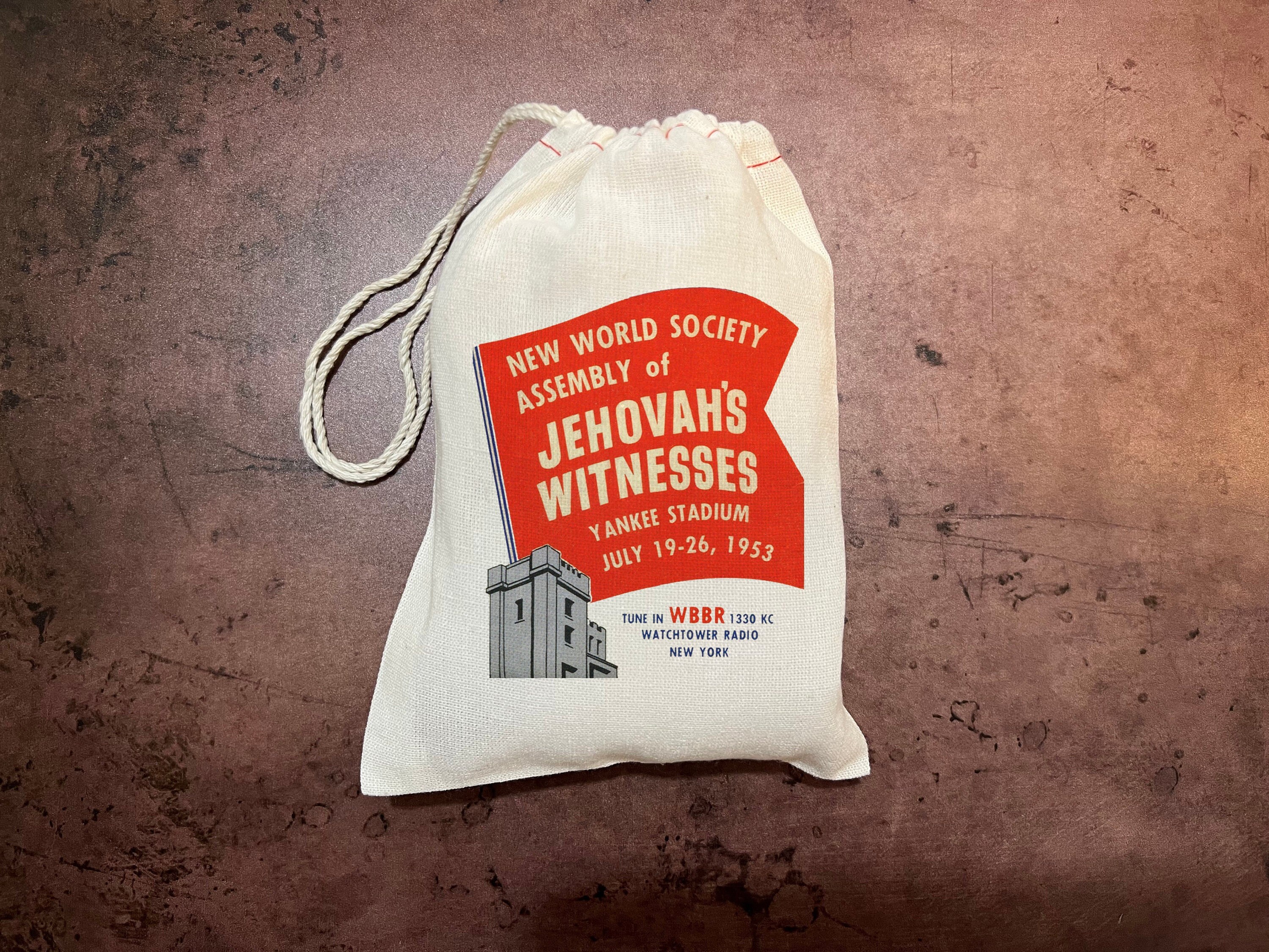 JW Gift Bags Yankee Stadium 1953 Vintage Design JW History Etsy