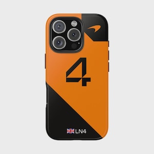 McLaren F1 Lando Norris LN4 2025 iPhone Case für iPhone 16 15 14 13 12 11 X